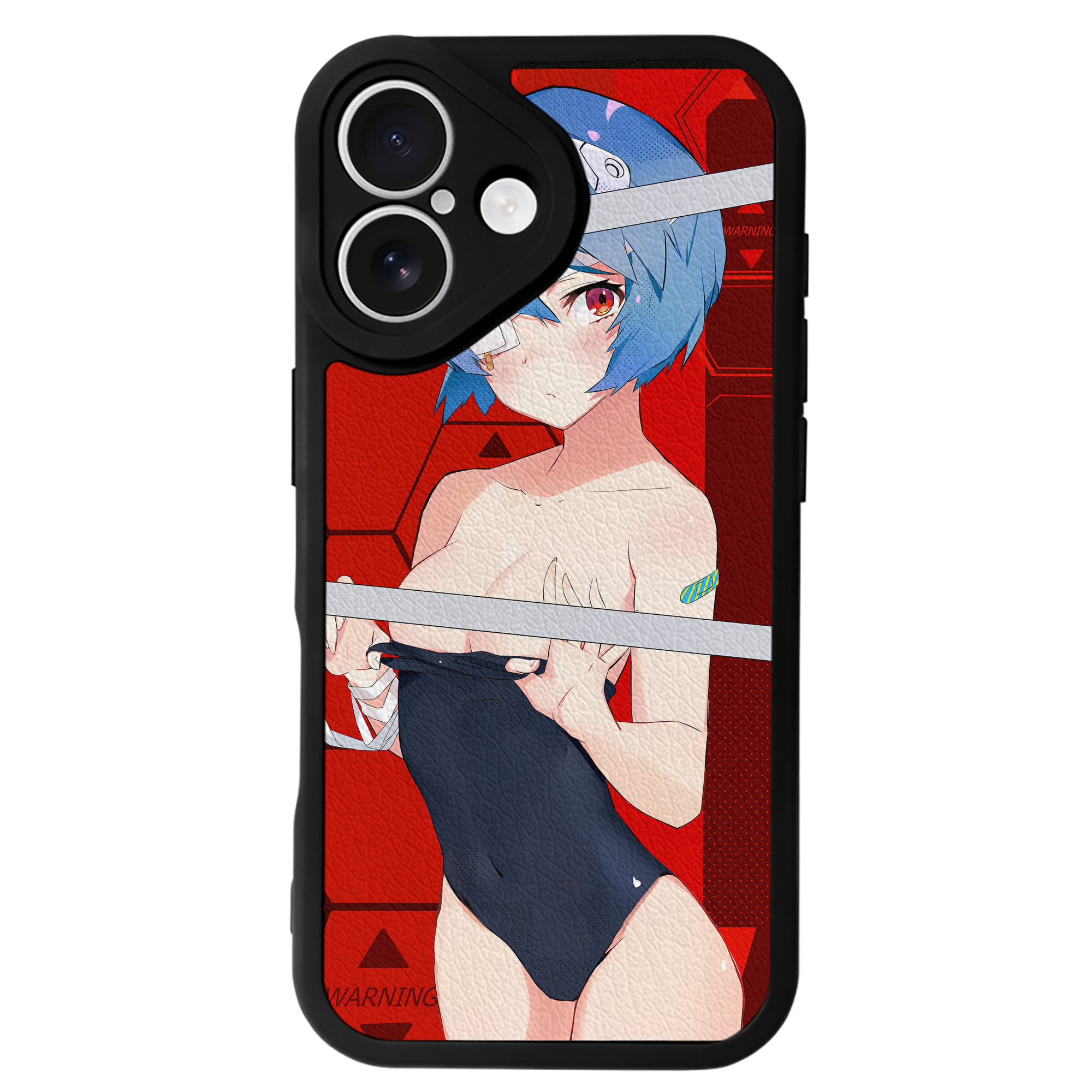 （画像用） EVA 新世紀エヴァンゲリオン 【iPhone 16シリーズ対応】シリコンスマホケース（レザー調） 材質：シリコン